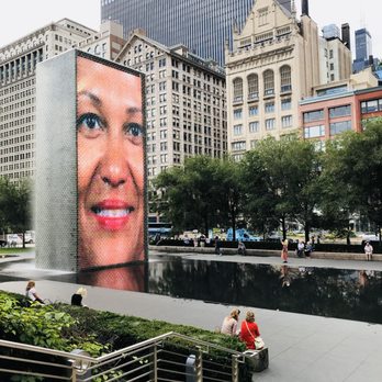 Crown Fountain - Public Art Near Me - Chicago, Illinois