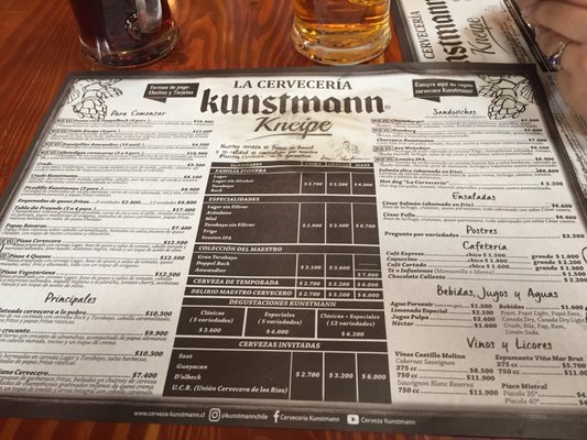 Menu photo 4 Kunstmann Kneipe Santiago, RM