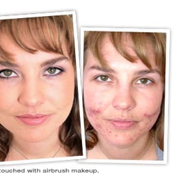 Airbrushed Angels - Before and After Airbrush Make up