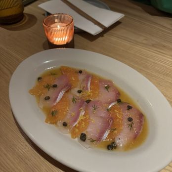 Konban - Yellowtail crudo - Izakaya Near Me - New York, New York Konban - Yellowtail crudo - Izakaya Near Me - New York, New York