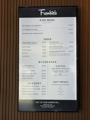 Menu photo 2 Frankie's Agoura Hills, CA Menu photo 2 Frankie's Agoura Hills, CA