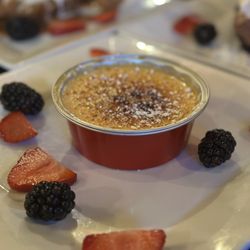 Mango passionfruit crème Dragon Fruit - Mango Cream Brulee