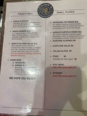Menu photo 2 Chinn’s International Modesto, CA