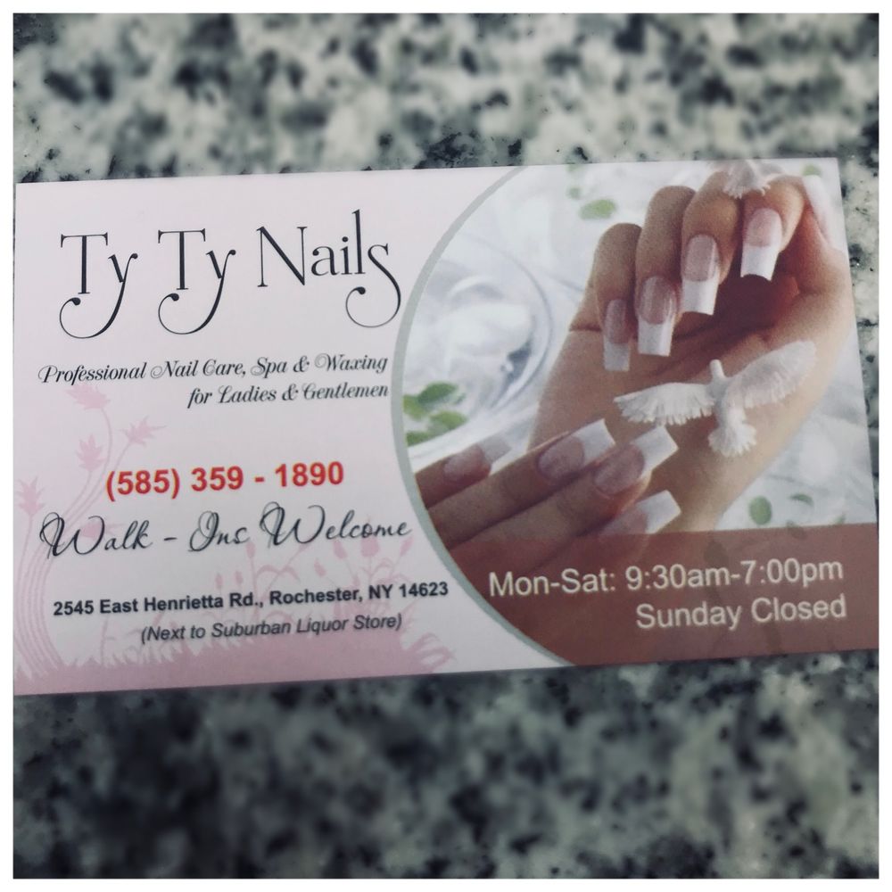 TY TY NAILS Nail Salons 2545 E Henrietta Rd, Rochester, NY Phone