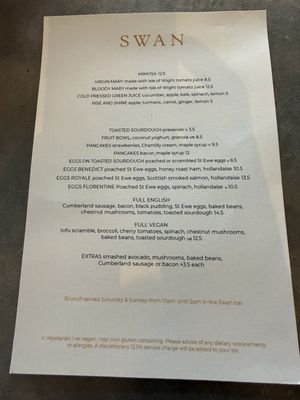 Menu photo 1 Swan Bankside, XGL