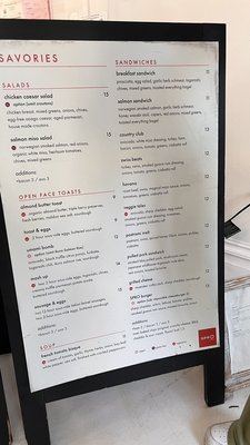 Menu photo 4 SPRO San Francisco, CA