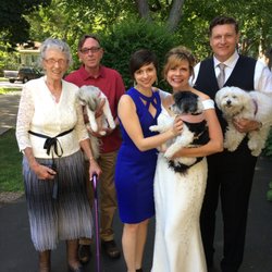 All Creatures Great and Small Petsitters - Cared for these sweet trio of pups while this couple got married.