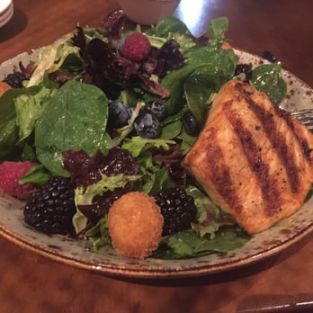Tiller's Kitchen and Bar - Tiller's salad and I ordered grilled salmon as well. - New American Near Me - Westminster, Colorado Tiller's Kitchen and Bar - Tiller's salad and I ordered grilled salmon as well. - New American Near Me - Westminster, Colorado
