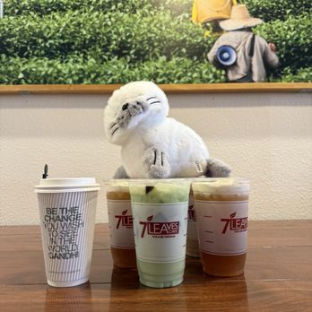 7 Leaves Cafe - Sea Cream Jasmine Tea Iced - Coffee & Tea Near Me - Las Vegas, Nevada
