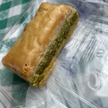 Al-Sham Sweets - Pistachio baklava - Desserts Near Me - Astoria, New York Al-Sham Sweets - Pistachio baklava - Desserts Near Me - Astoria, New York