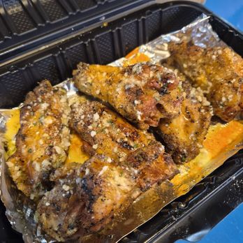 Over the Cuse Pizza & Wings - 6 mild and garlic charbroiled wings - Chicken Wings Near Me - Syracuse, New York Over the Cuse Pizza & Wings - 6 mild and garlic charbroiled wings - Chicken Wings Near Me - Syracuse, New York