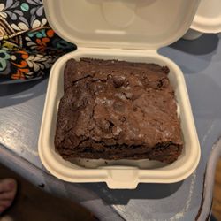 Cajeta Coffee - The best brownie in town? A bit of cinnamon and heat, with plenty of chocolate flavor. Great texture!