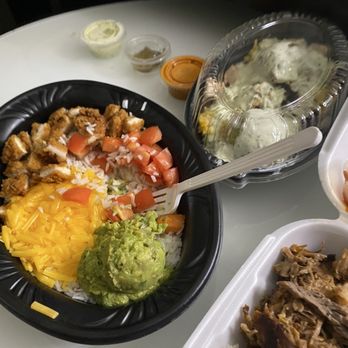 Pollo Tropical - Crispy Chicken Salad w/ Rice - Latin American Near Me - Orlando, Florida Pollo Tropical - Crispy Chicken Salad w/ Rice - Latin American Near Me - Orlando, Florida