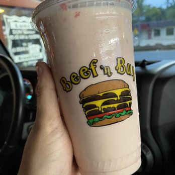 Beef 'n Bun - Cherry milkshake - Burgers Near Me - El Cajon, California Beef 'n Bun - Cherry milkshake - Burgers Near Me - El Cajon, California