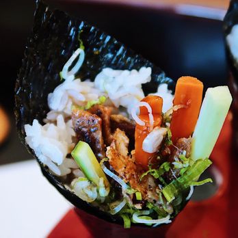 Koo - Salmon skin hand roll with unagi sauce - Japanese Near Me - San Francisco, California Koo - Salmon skin hand roll with unagi sauce - Japanese Near Me - San Francisco, California