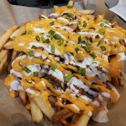 Kidcadia Play Café - Kimchie fries are pretty good!