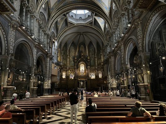 Santa Maria de Montserrat Abbey by null