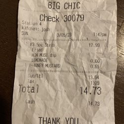 Big-Chic - Proof of purchase