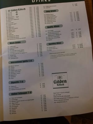 Menu photo 1 Gilden Brauhaus Cologne, NW