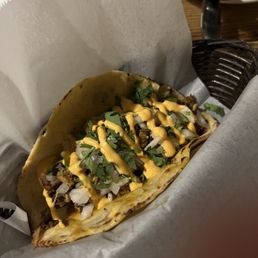 4. Not a Taco Fusion (Choila Roti)