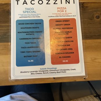 Tacozzini - Lunch Menu - Pizza Near Me - Greenville, South Carolina Tacozzini - Lunch Menu - Pizza Near Me - Greenville, South Carolina