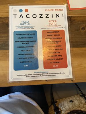 Menu photo 1 Tacozzini Greenville, SC Menu photo 1 Tacozzini Greenville, SC