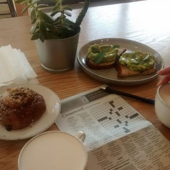 Pluma By Bluebird Bakery - Chai latte, pistachio something croissant, avo toast - Bakeries Near Me - Washington, DC, District of Columbia