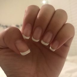 Gel French Tips, still looking good after 2 weeks!