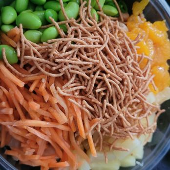 Pacific Poki - Chicken Teriyaki Bowl with edamame - Poke Near Me - Fresno, California