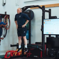 Scienced Athletics - ACL force plate testing at Scienced Athletic ACL Lab