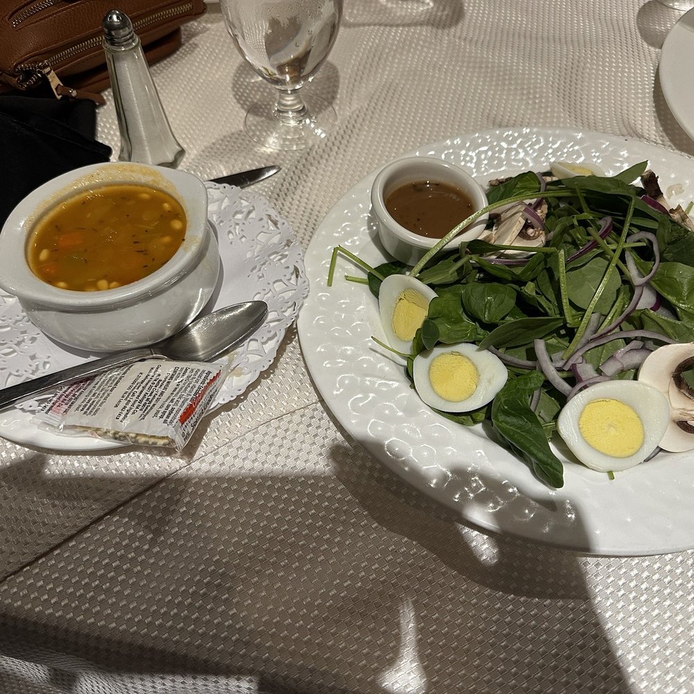 The Brick House - Garden veg soup - flavor tastes like cambells also small serving Spinach salad - balsamic dressing was okay - Venues & Event Spaces Near Me - Wyckoff, New Jersey The Brick House - Garden veg soup - flavor tastes like cambells also small serving Spinach salad - balsamic dressing was okay - Venues & Event Spaces Near Me - Wyckoff, New Jersey