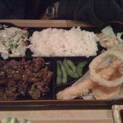 Photo of Tomo Sushi & Teriyaki - Daly City, CA, United States. Beef bento box with tempura
