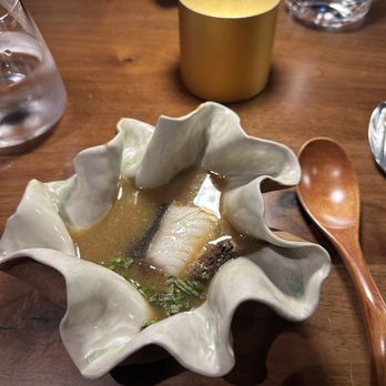Hed 11 - 2025 Spring - Summer Menu: Black Cod in TomYum soup - Thai Near Me - San Francisco, California Hed 11 - 2025 Spring - Summer Menu: Black Cod in TomYum soup - Thai Near Me - San Francisco, California