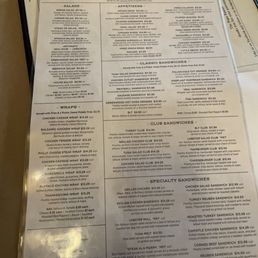 The long menu