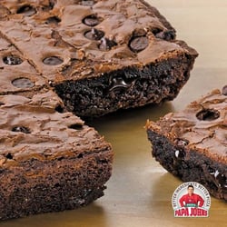 Papa Johns Pizza - Double Chocolate Chip Brownie