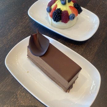 Thierry- Ambleside - Chocolate Marquise and Lemon Mousse Fruit Cake topped with fresh berries - Sandwiches Near Me - West Vancouver, British Columbia Thierry- Ambleside - Chocolate Marquise and Lemon Mousse Fruit Cake topped with fresh berries - Sandwiches Near Me - West Vancouver, British Columbia