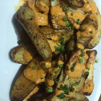 Vidrio - Patatas Bravas! - Mediterranean Near Me - Raleigh, North Carolina Vidrio - Patatas Bravas! - Mediterranean Near Me - Raleigh, North Carolina
