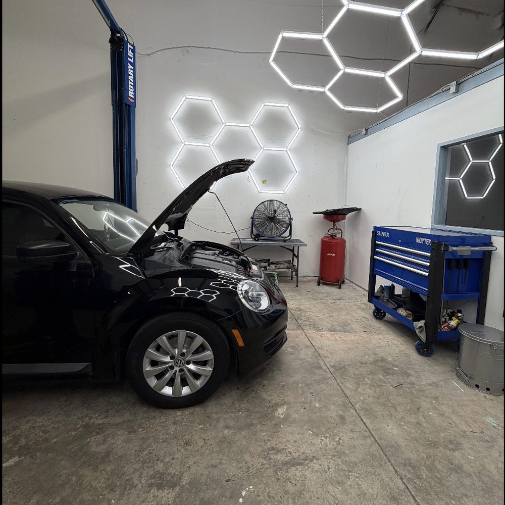 Woytek Auto - VW Beatle with hood propped - Auto Repair Near Me - Melbourne, Florida