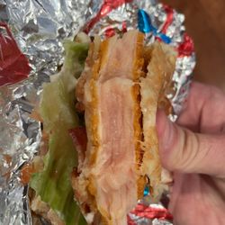 Wendy's - Undercooked spicy asiago chicken that I waited 10 min for