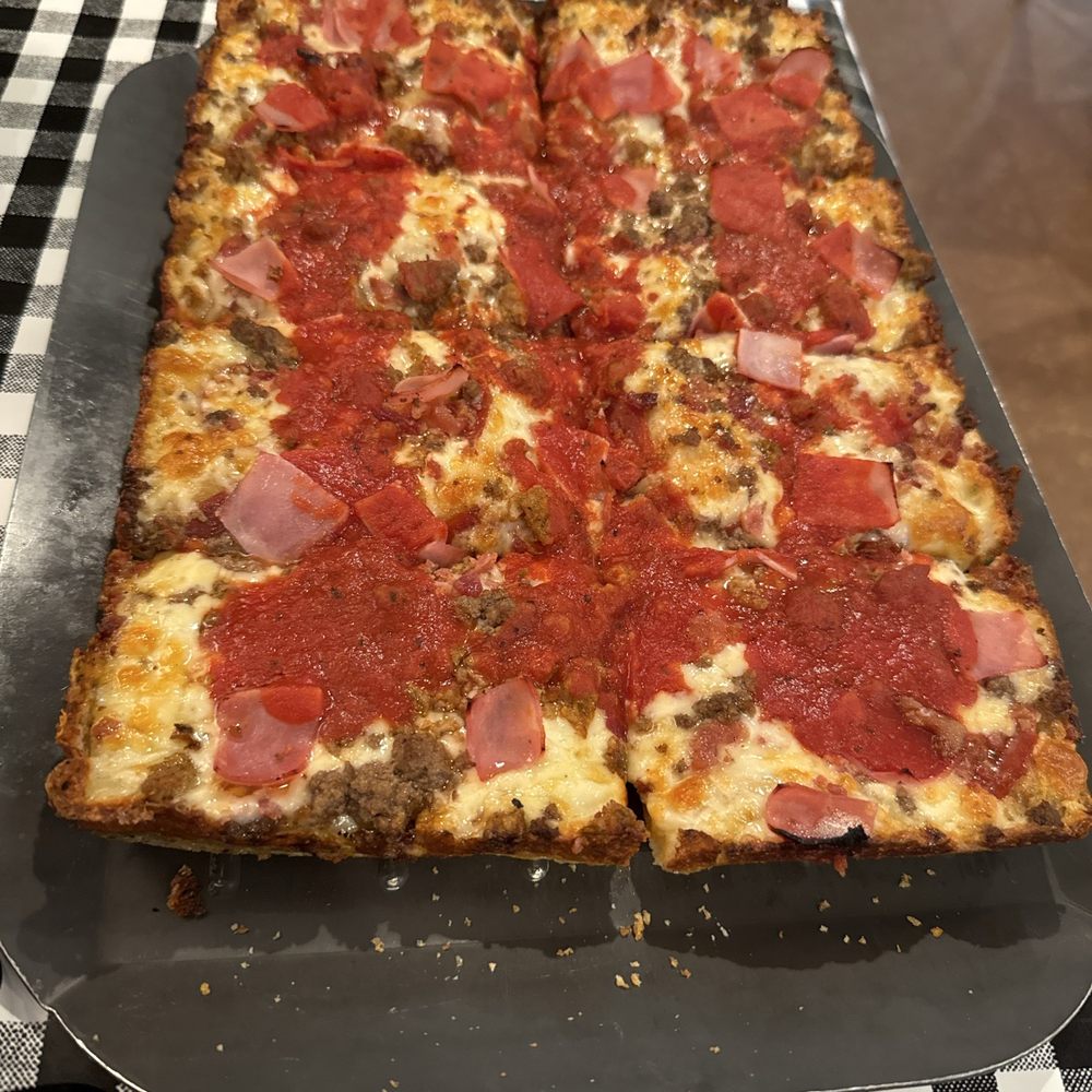 Buddy's Pizza - Meat Deluxe - Pizza Near Me - Detroit, Michigan