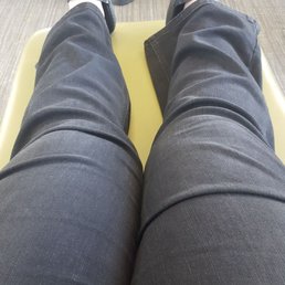 This airport has foot rests... I love it! This airport has foot rests... I love it!