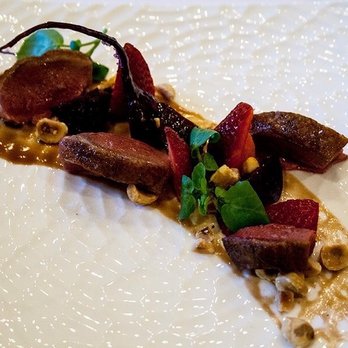 Farmhouse Inn - 6/15-  squab and beet main. From our wedding - Hotels Near Me - Forestville, California