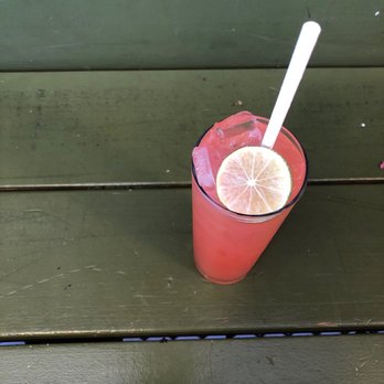 The Nest - Cooling off with a strawberry basil limeade. - Waffles Near Me - Ojai, California
