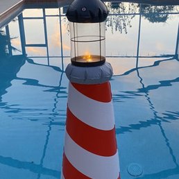 Pool lights house Pool lights house