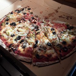 Chalet Pizza - Large Aussie pizza.