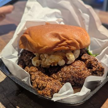Aloha Hawaiian Kitchen - The mochiko chicken sandwich topped with Mac salad - Hawaiian Near Me - Orlando, Florida Aloha Hawaiian Kitchen - The mochiko chicken sandwich topped with Mac salad - Hawaiian Near Me - Orlando, Florida