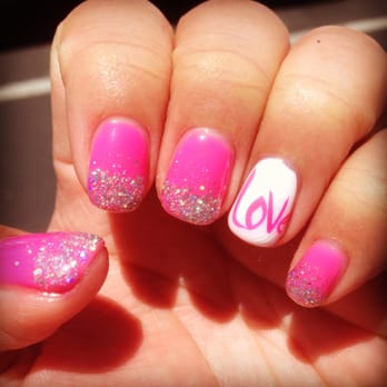 I Spa 2 - really cute!! i saw this design idea on pinterest, and they were able to mimic it! i got a lot of compliments on this. very pinkglam! - Nail Salons Near Me - Milpitas, California I Spa 2 - really cute!! i saw this design idea on pinterest, and they were able to mimic it! i got a lot of compliments on this. very pinkglam! - Nail Salons Near Me - Milpitas, California