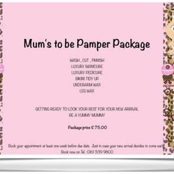 Elegance Ashton - Mum to be pamper package