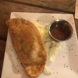 Bigotes - Empanada beef and cheese. One of the best. Dipping sauce was tangy and amazing
