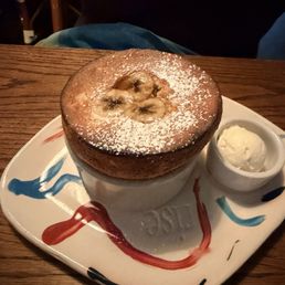 Banana foster soufflé (seasonal)